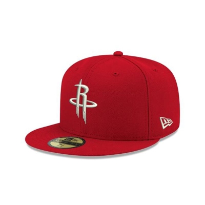 Houston Rockets Gorra | New Era NBA Otc 59fifty Fitted Cap Mexico - Rojos